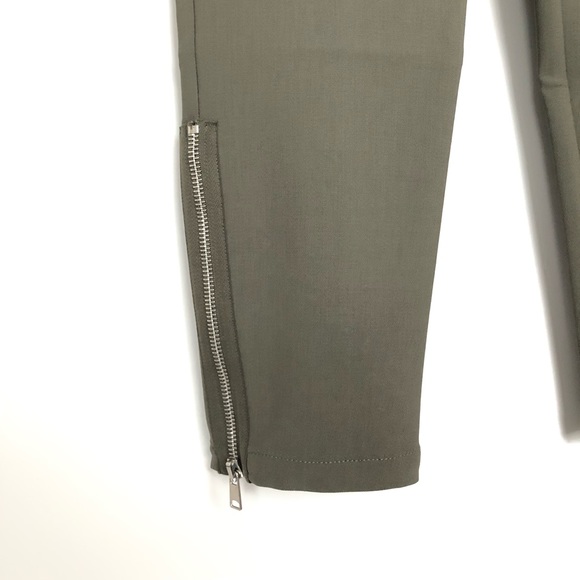 Alexander McQueen stretch khaki wool pants NWOT - Picture 3 of 8